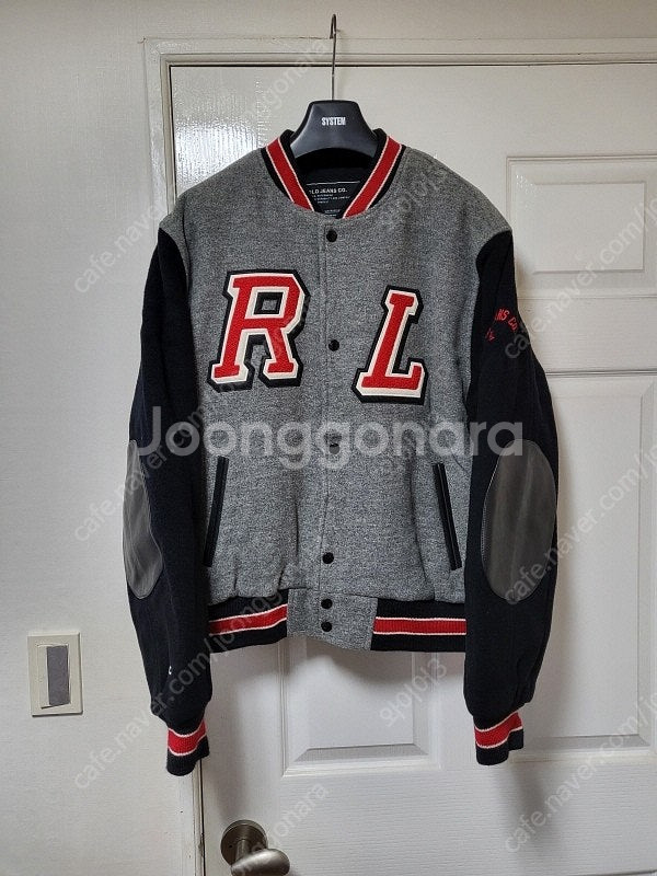 폴로 랄프로렌 RL 로고 울 패치 바시티 자켓 판매 [...--4