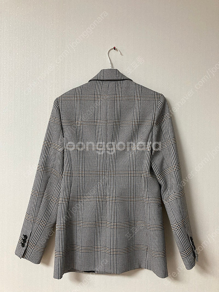마쥬 비카르 체크 자켓 새상품--6