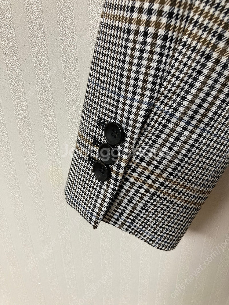 마쥬 비카르 체크 자켓 새상품--7