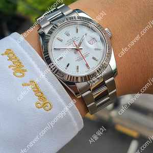 [정품] 롤렉스 데이저스트 턴오그래프 (썬더버드) 화이트 레드초침 다이얼 (Rolex Datejust Turn-O-Graph White Red Second Dial)