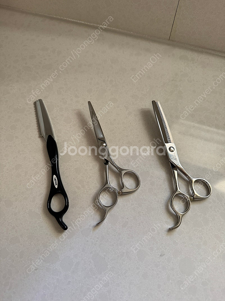 히타치 Hitachi 미용가위 틴닝가위 숱가위 미용칼 (레이저 레자 레자칼)--0