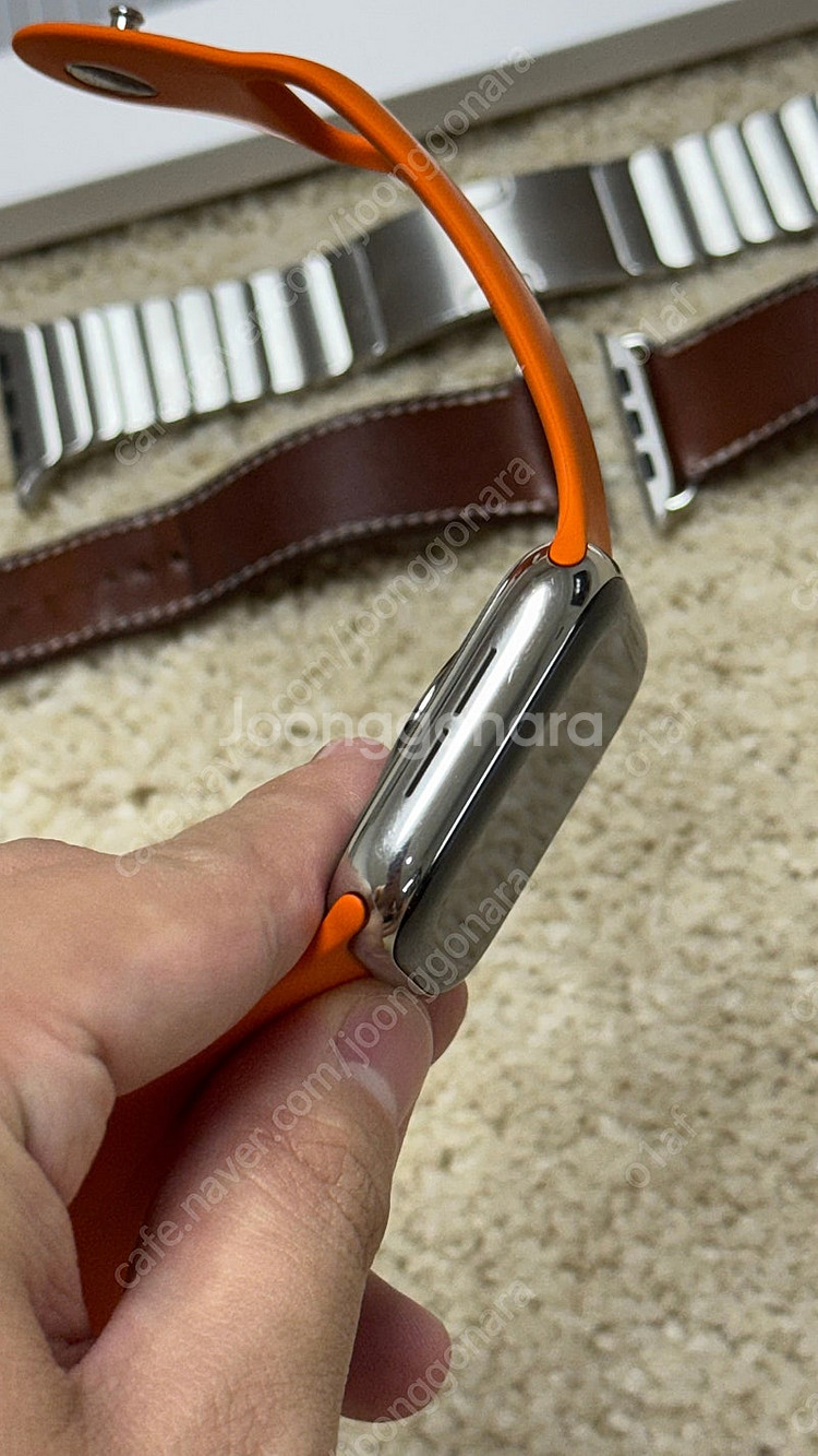 [정품] 애플워치6 에르메스 44mm 셀룰러 판매 [갈...--4