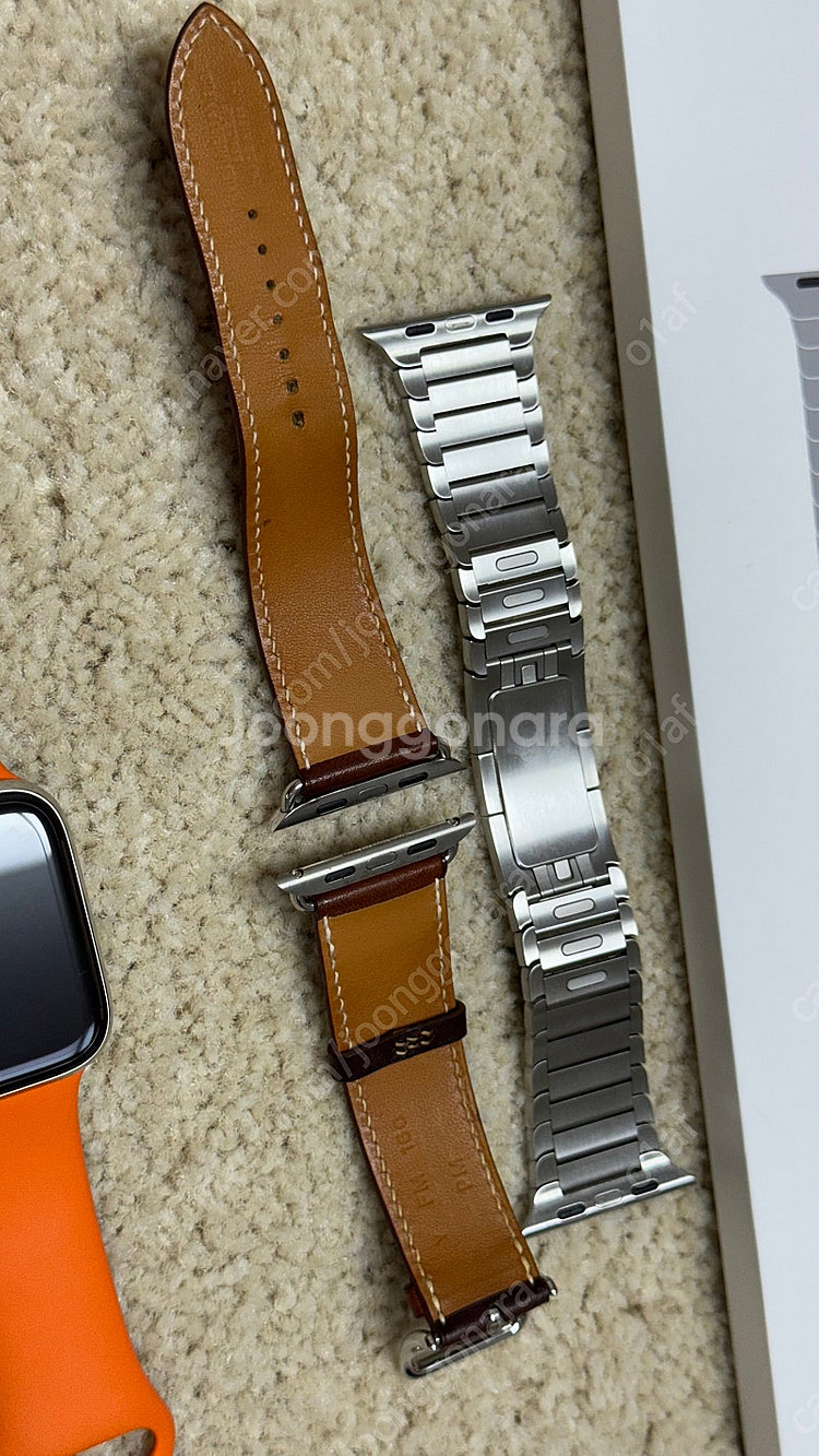 [정품] 애플워치6 에르메스 44mm 셀룰러 판매 [갈...--6