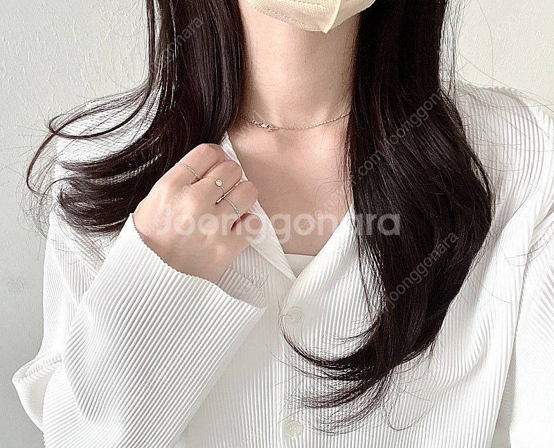 페르테 람포 로즈골드 14k 목걸이--2