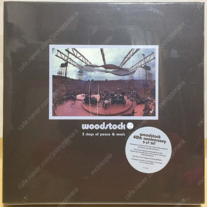 LP ; woodstock - 40th Anniversary 5LP box 1969 우드스탁 페스티발 40주년 기념 박스 세트 엘피 음반