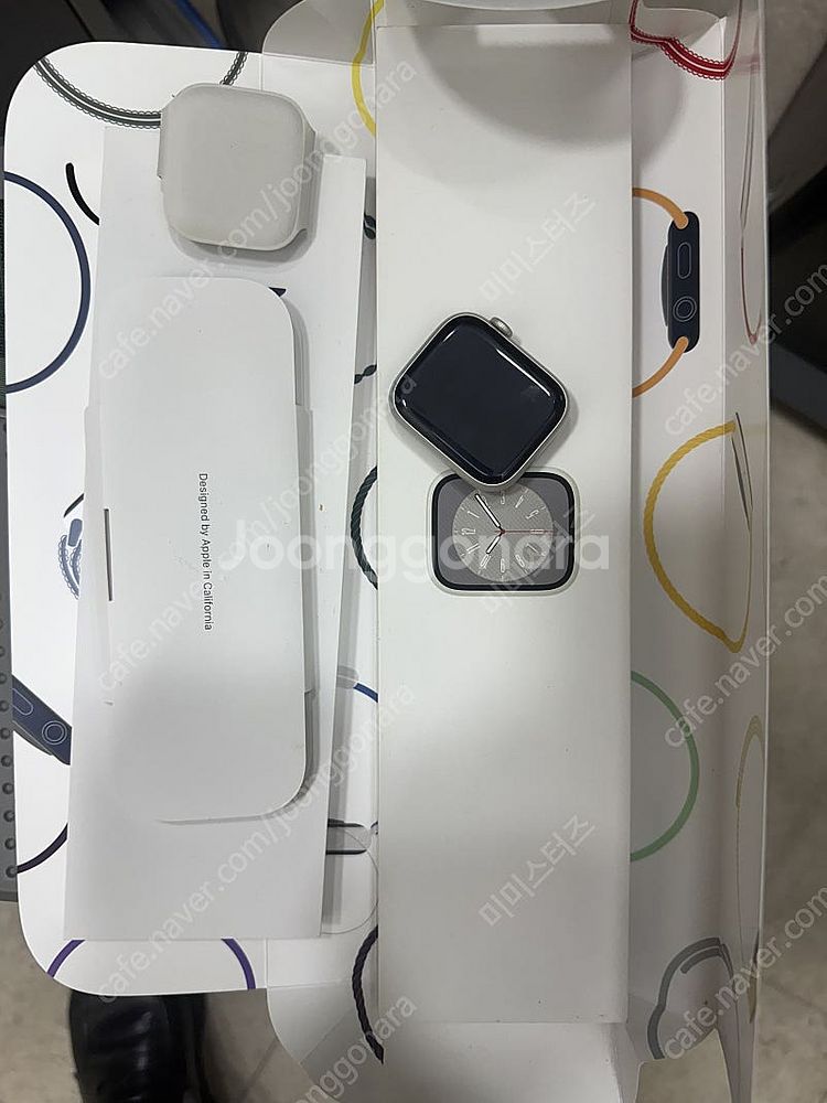 애플워치8 실버 45 gps팝니다--3