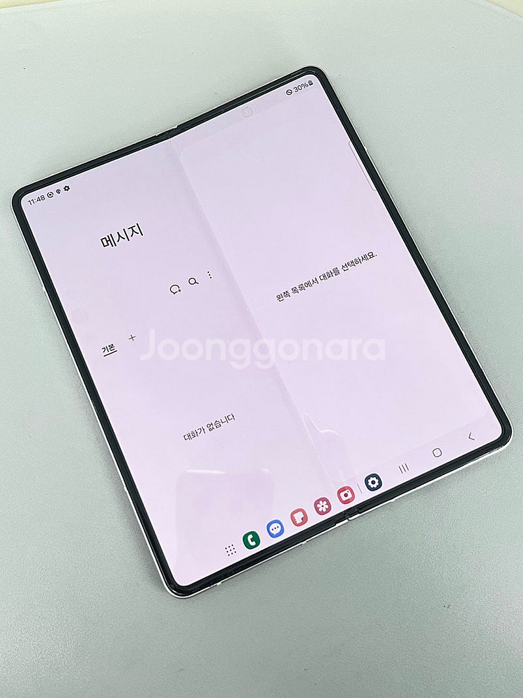 갤럭시폴드3 실버 512G 미파손 무기스 단말기 외관상...--4