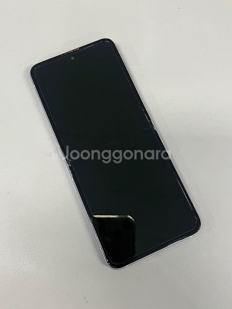 갤럭시Z플립3 퍼플 256G 민팃용 부품용 서브용 게임...--2