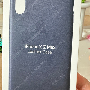 아이폰xs max 정품가죽케이스