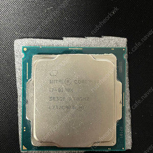 i7 8700k cpu 단품 팝니다