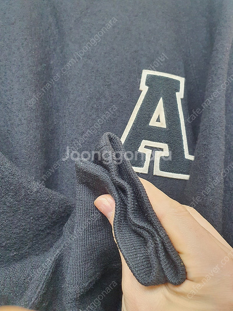 [L] 아미 AMI 크루넥 부클 니트 스웨터 맨투맨 판...--1