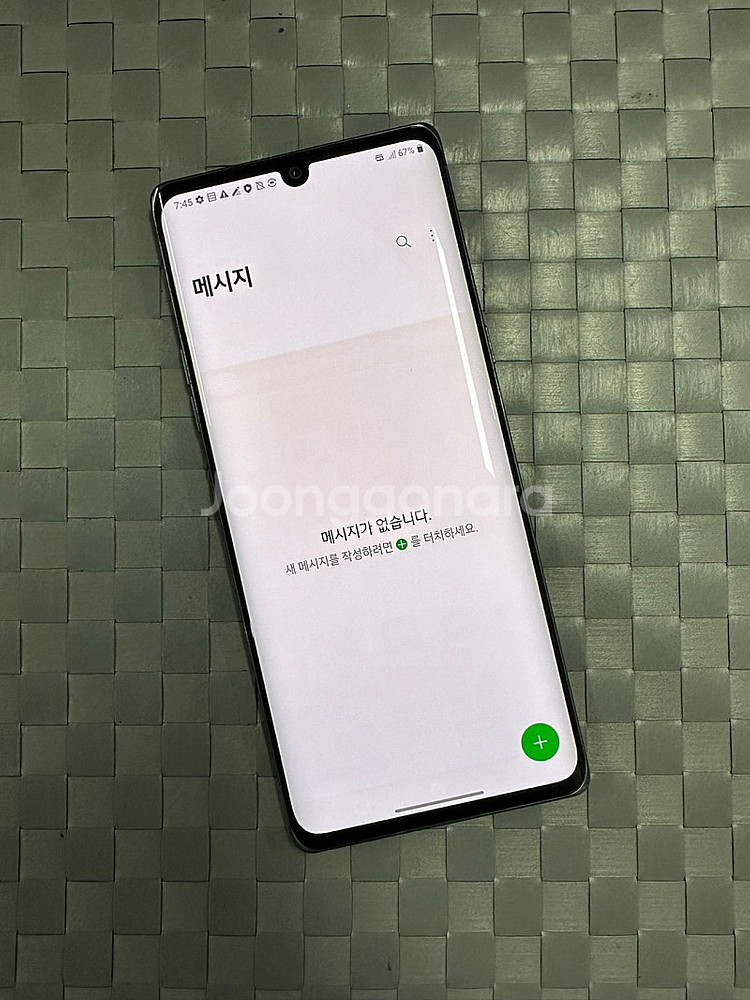 LG 벨벳 128기가 블랙색상 21년 4월개통 상태좋은...--4