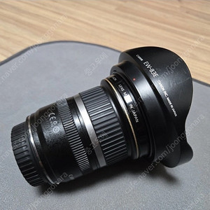 캐논 EFS 10-22mm f3.5-4.5 USM 렌즈 + 정품후드 + 로우프로 고급케이스 + 택비 포함