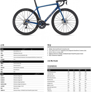 자이언트 TCR 프로 0 로드 자전거