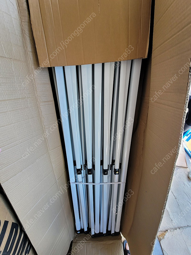 (미개봉) 3x6 캐노피 천막. 그늘막.자바라 천막 팝니다--5