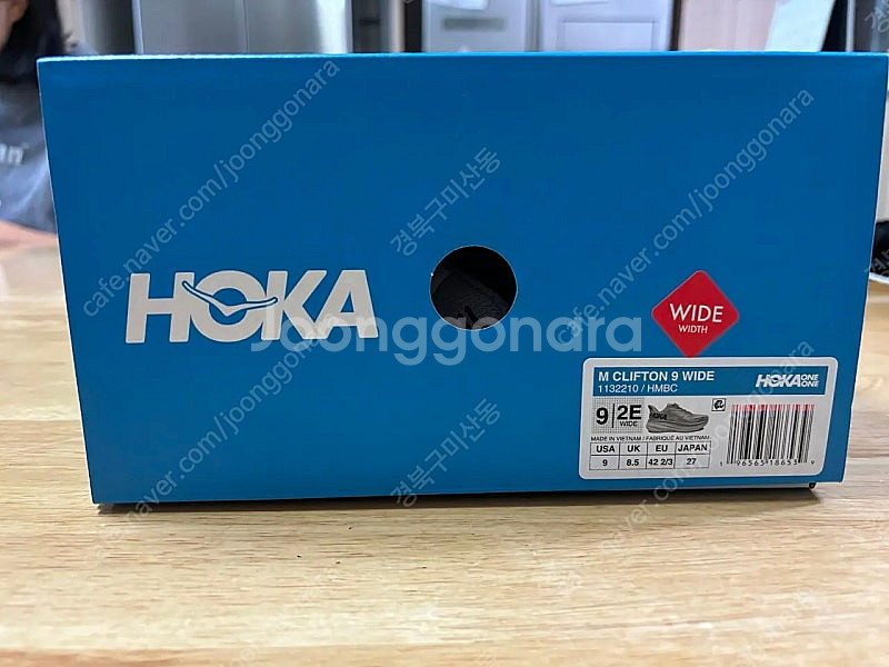 호카 클리프톤 9 와이드 270mm--8