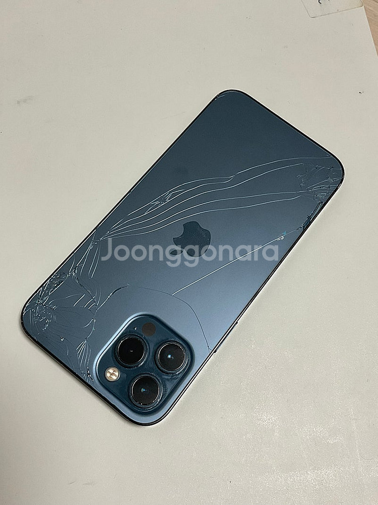 아이폰12 프로맥스 256GB 퍼시픽블루--1