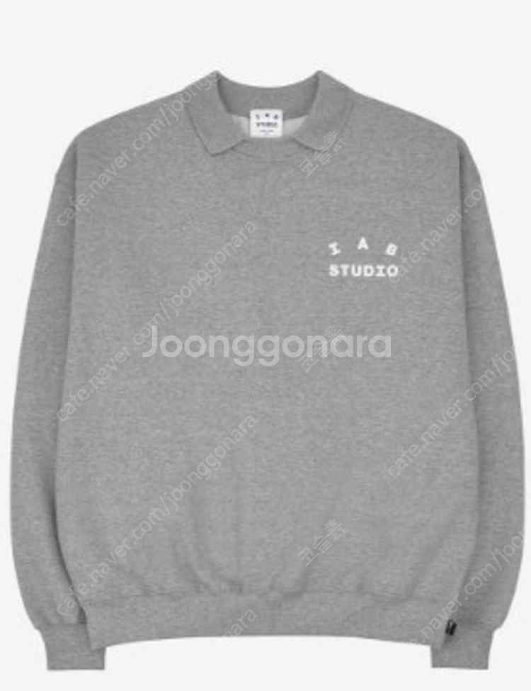 [XL]아이앱 스튜디오 럭비 스웨트셔츠 그레이--1