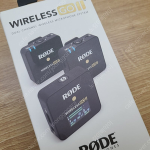 로데 와이어리스 고 2 무선 마이크를 판매합니다. RODE Wireless Go II