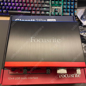 Focusrite clarett 2 pre usb 판매합니다!