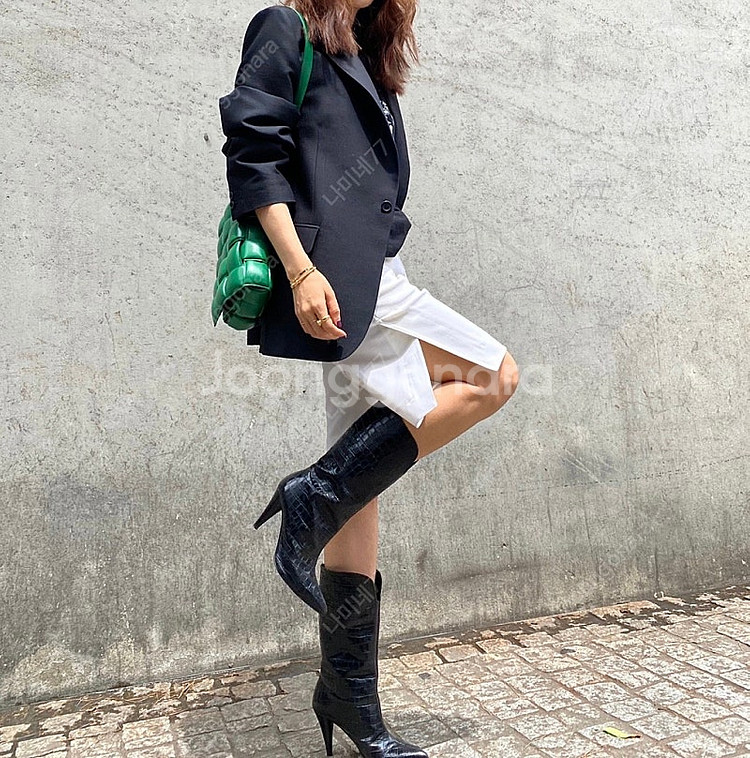 #가격내림# 넘버프로젝트 헤드투토 칼라리스자켓 셋업바지 / 블랙55--3