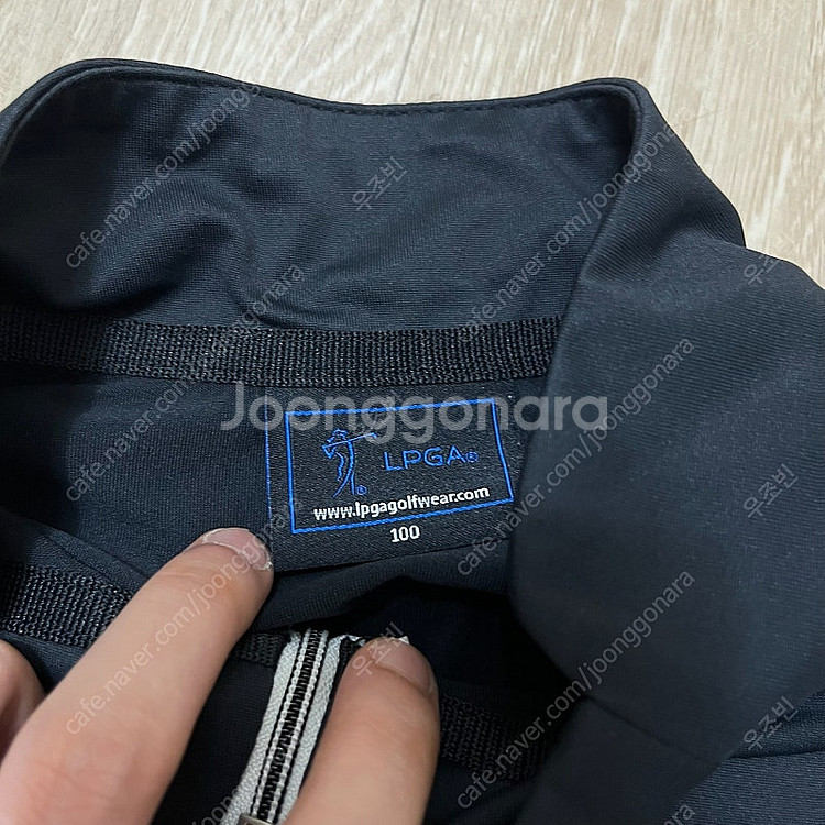 LPGA 남성 골프웨어 반집업 티셔츠 L/100--3