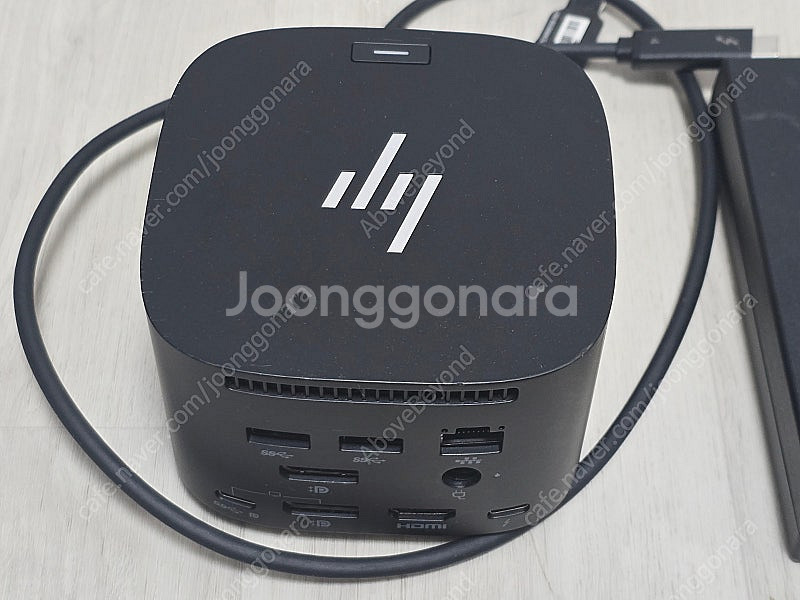 HP 썬더볼트4 G4 도킹스테이션 120W 맥북 썬더볼...--3