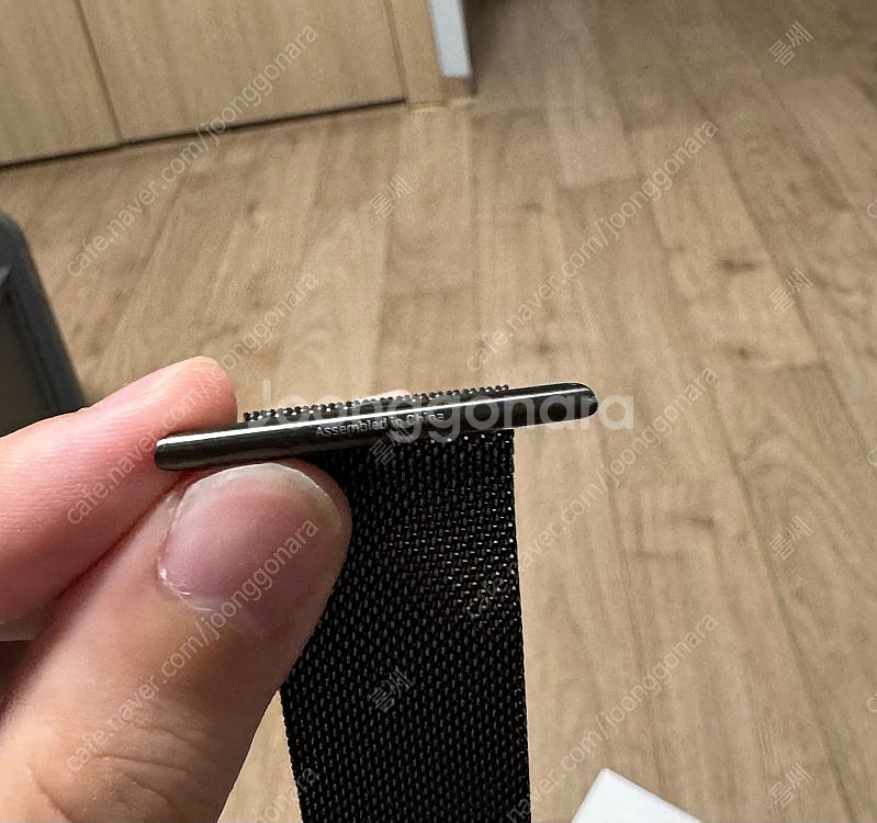 애플 정품 밀레니즈루프 그라파이트 44mm--1