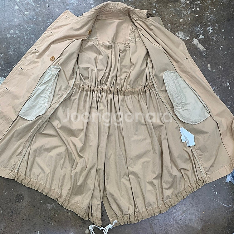 2) 정품 SACAI 사카이 피쉬테일 자켓 트렌치 코트 야상 점퍼 사파리--4