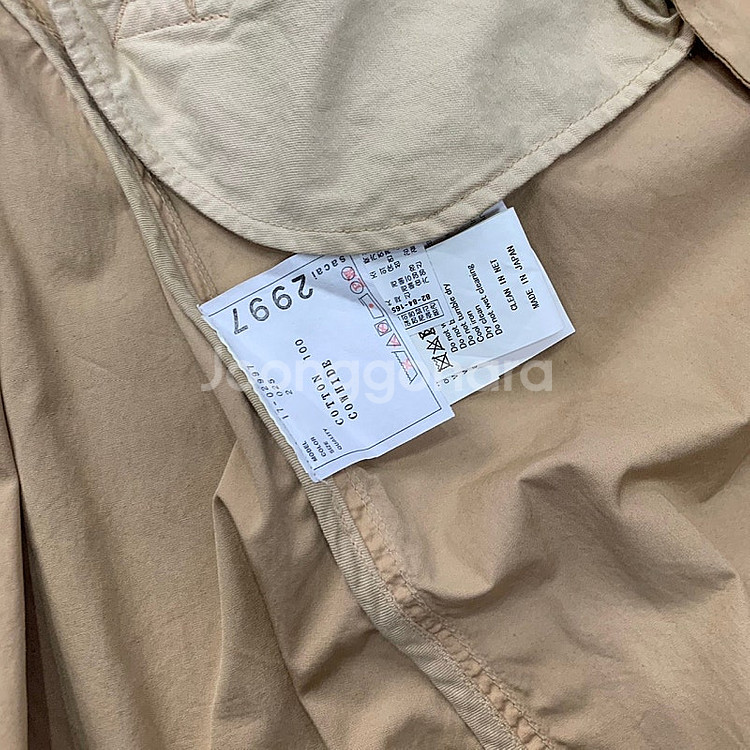 2) 정품 SACAI 사카이 피쉬테일 자켓 트렌치 코트 야상 점퍼 사파리--5