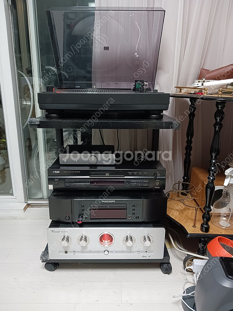 빈센트sv237mk,듀얼dt250usb턴테이블, 탄노이...--0