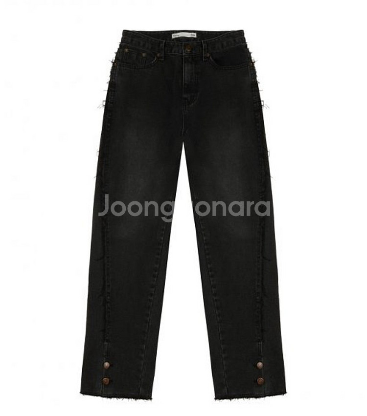 마뗑킴 BUTTON UP WASHING JEANS IN...--0