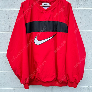 [XXL] 90s NIKE 나이키 빅 스우시 레드 웜업 자켓 USA