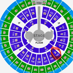 [원가양도] god 콘서트 28일 토요일 vip 5구역 1장