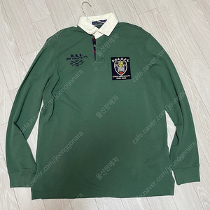 판매) 폴로랄프로렌 럭비티셔츠 그린 와펜셔츠 M 사이즈 polo ralph lauren shirts