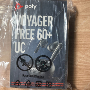 POLY 플랜트로닉스 Voyager Free 60+ UC M Earbuds +BT700 USB-C Adapter 터치스크린 충전케이스 포함 블랙