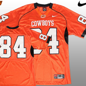 NCAA Oklahoma State Cowboys #84 D'Juan Woods 풋볼져지 정품Nike M(100-105) (무료배송)