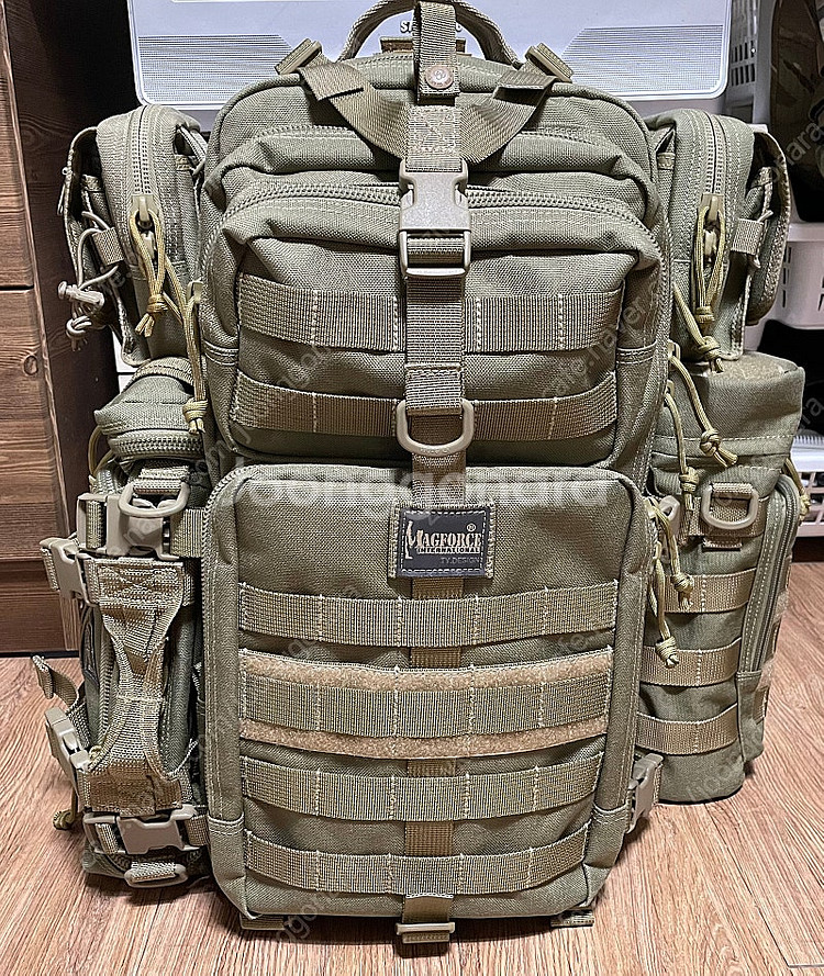 [미사용]맥포스 슈퍼팔콘 카키 사이드&전면 풀몰리--0