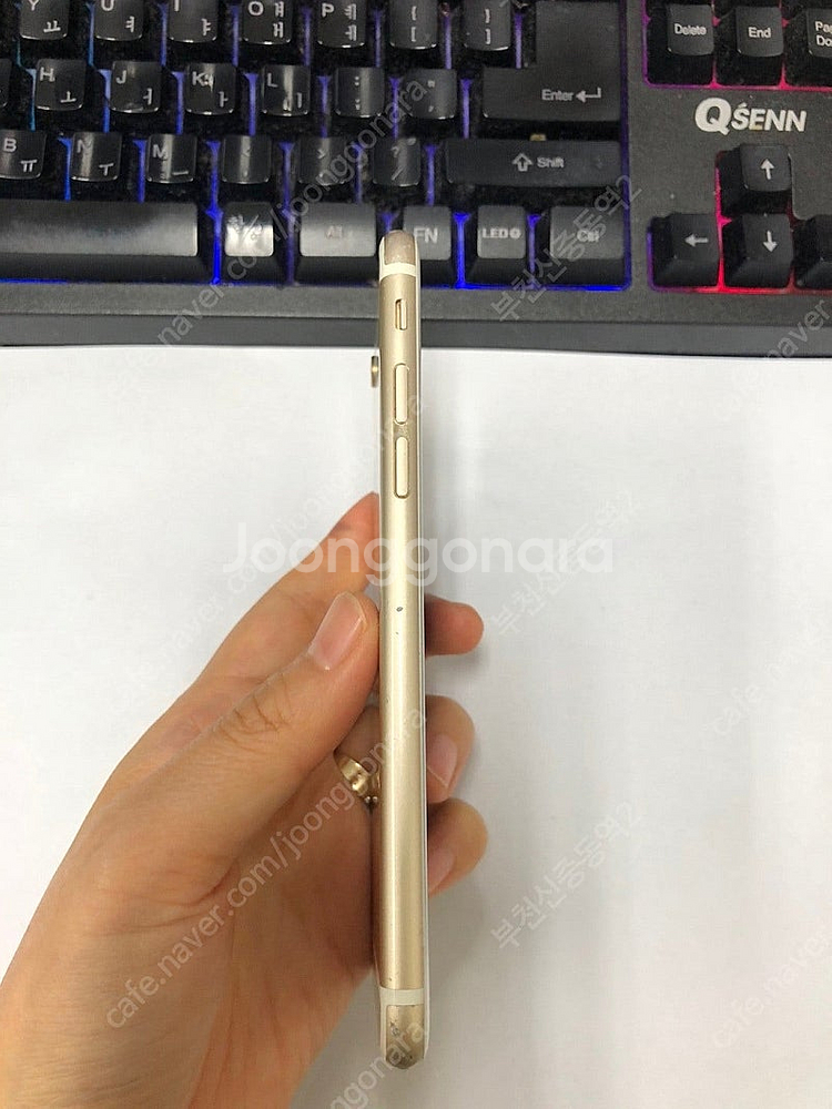 327175 아이폰6S 골드 액정SS급 64GB 배터리...--4