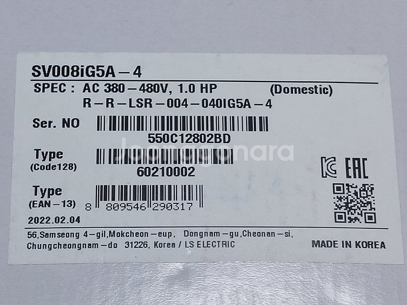 LS SV008iG5A-4 (0.75Kw) 1마력 38...--2