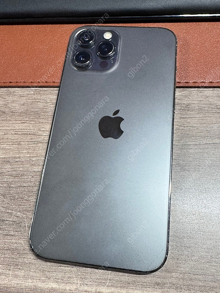 아이폰12 프로맥스 그래파이트 블랙 256 배터리 89% 팝니다.--2