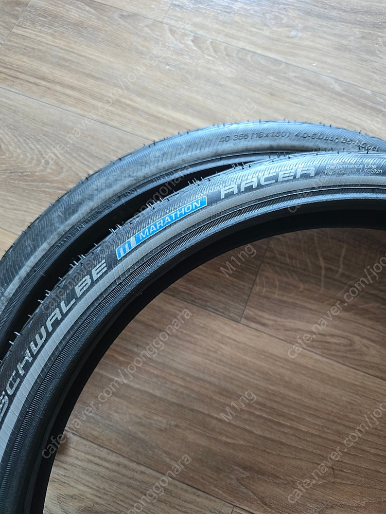 슈발베 마라톤레이서 타이어 18인치, 우노 드롭바, 초경량스템, 시마노 105 뒷드레일러--0