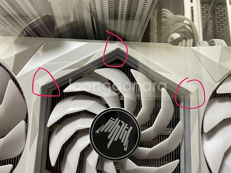 갤럭시 rtx 3080ti hof 풀박스 판매합니다.--3