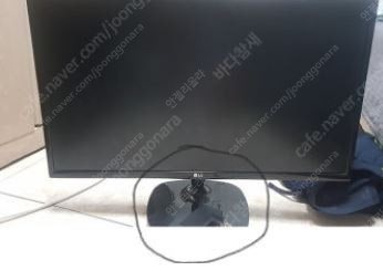 lg 27인치 27mp48hq 모니터 받침, 전원어댑터...--0