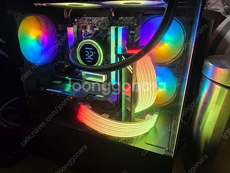 램 rgb 방열판2개, rgb쿨링팬6개, m.2방열판1...--3