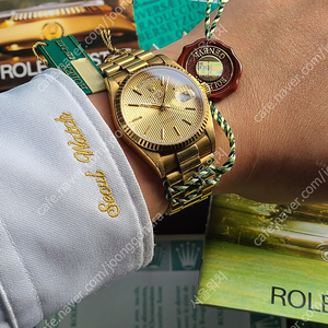 [정품] 롤렉스 데이데이트 타피스트리 18K 금통 풀세트 완벽 소장품 (Rolex Date-Date President Tapestry Dial 18-Karat Gold 18038)