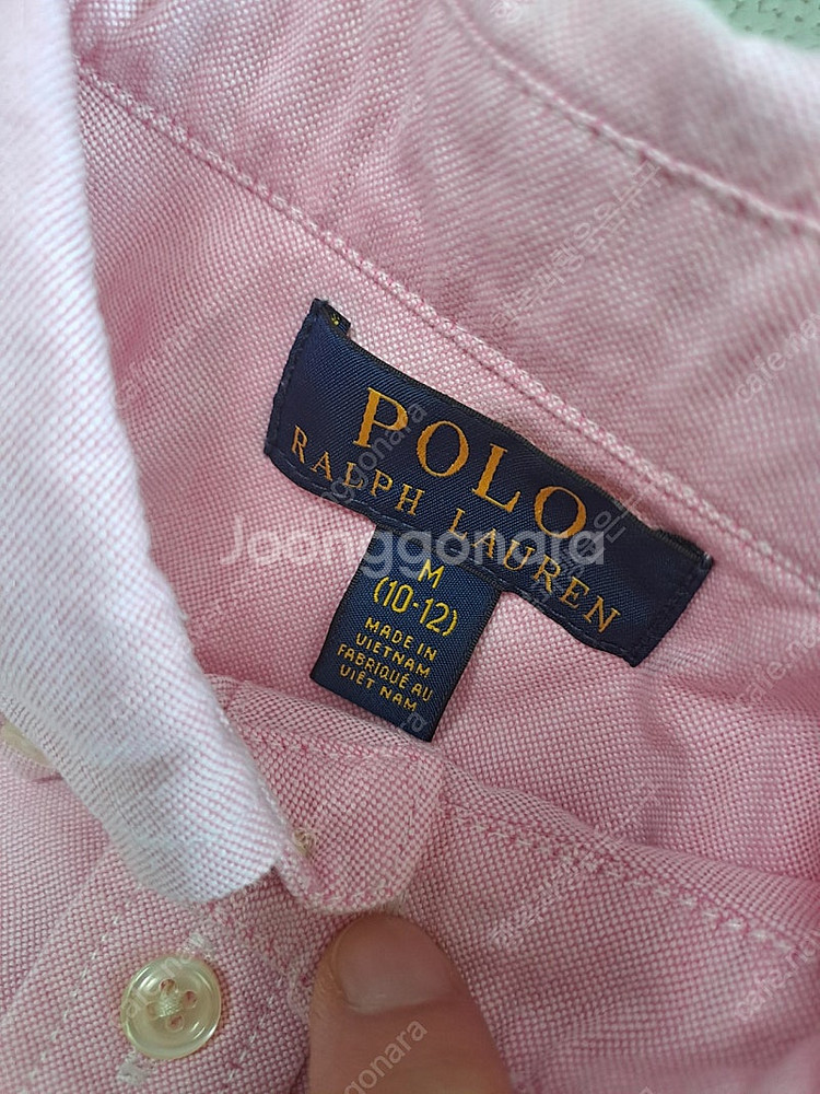 폴로랄프로렌 코튼 셔츠 M사이즈(10~12),1회착용--4