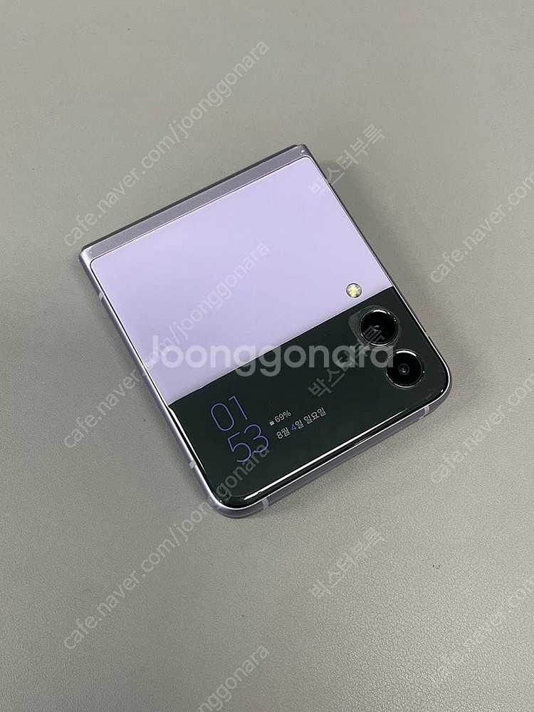 갤럭시Z플립3 퍼플 256G 가성비 단말기 서브용 업무...--0