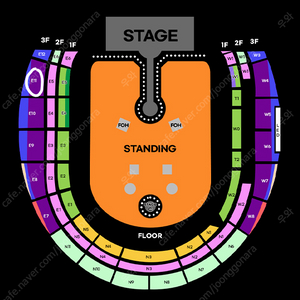 콜드플레이 4/24(목) 지정석A 3층 E11구역 2연석 최저가