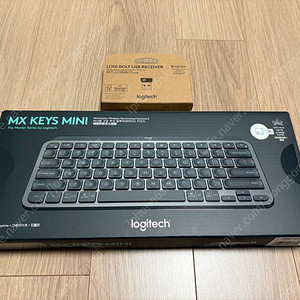 로지텍코리아 MX KEYS MINI 블루투스 키보드 그래파이트 미개봉 새제품 판매합니다.